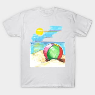 The ball on the beach T-Shirt